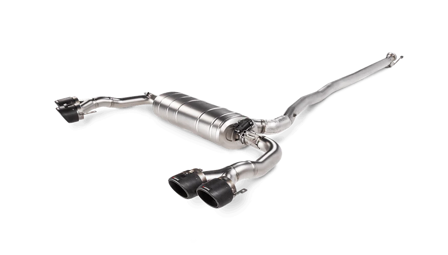 Akrapovic 2020 Mercedes-Benz CLA 45S AMG (C118/X118) Evo Line (Titanium) w/Carbon Tips/SS Link Pipes