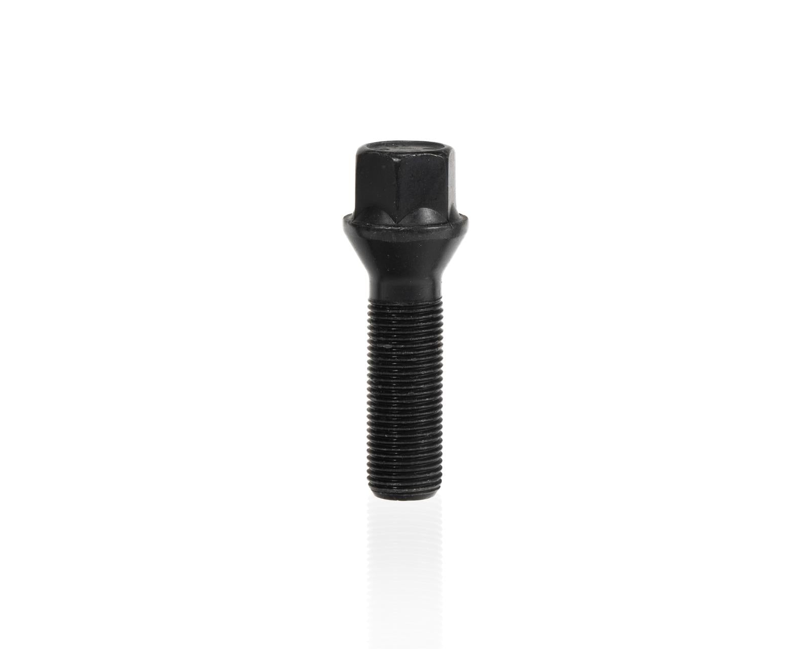 Eibach Wheel Bolt M14 X 1.5 X 40mm X 17mm Hex Round-Seat Black Finish