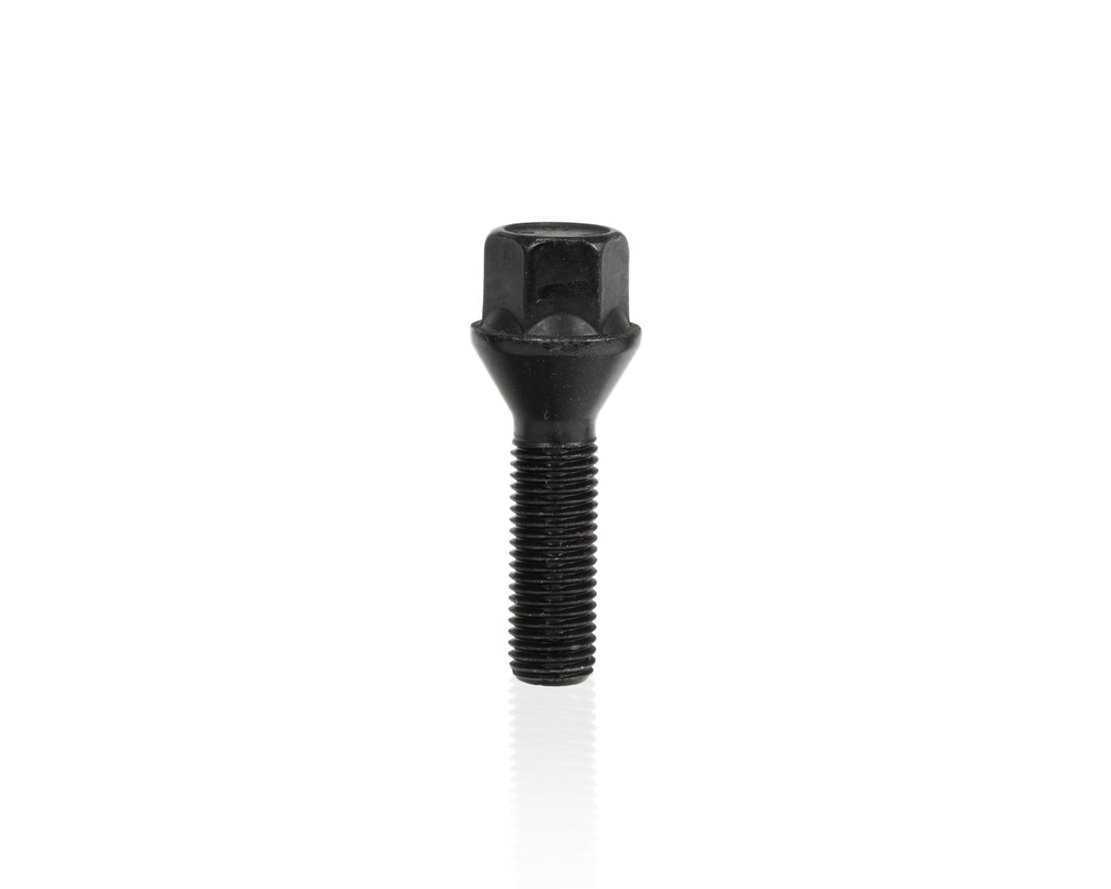Eibach Wheel Bolt M12 X 1.5 X 45mm X 17mm Hex Taper-Seat Black Finish
