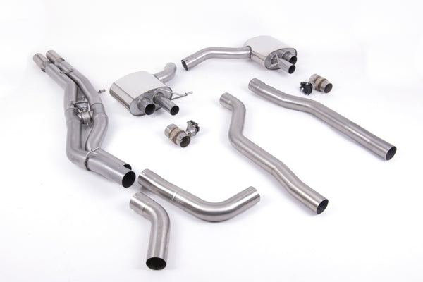 Milltek Non-Resonated Catback Exhaust - Audi C8 RS6 4.0
