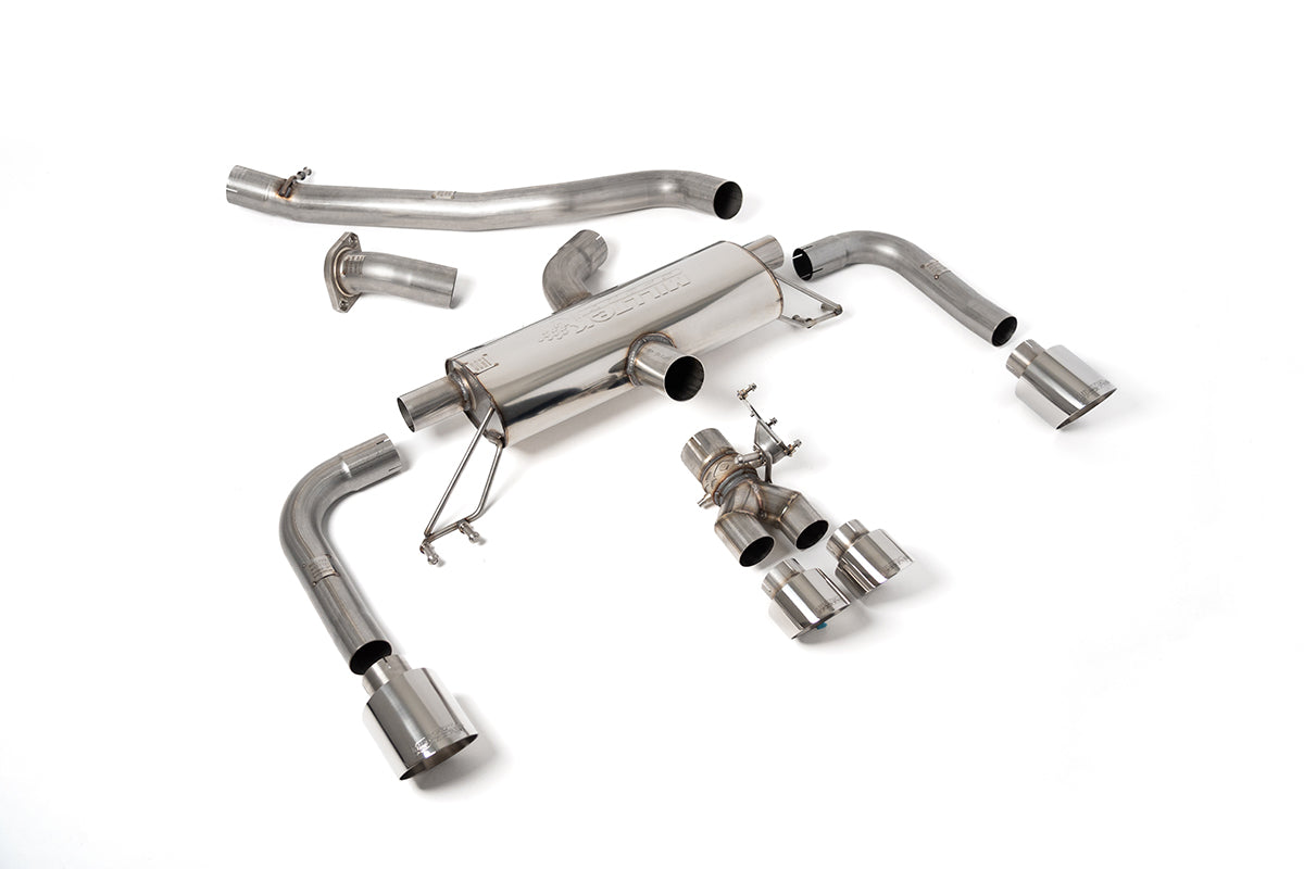 Milltek 3-Inch Non-Resonated Secondary Cat Back Exhaust - Toyota GR Corolla