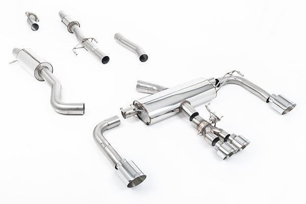 Milltek 3-Inch Resonated Primary Cat Back Exhaust - Toyota GR Corolla
