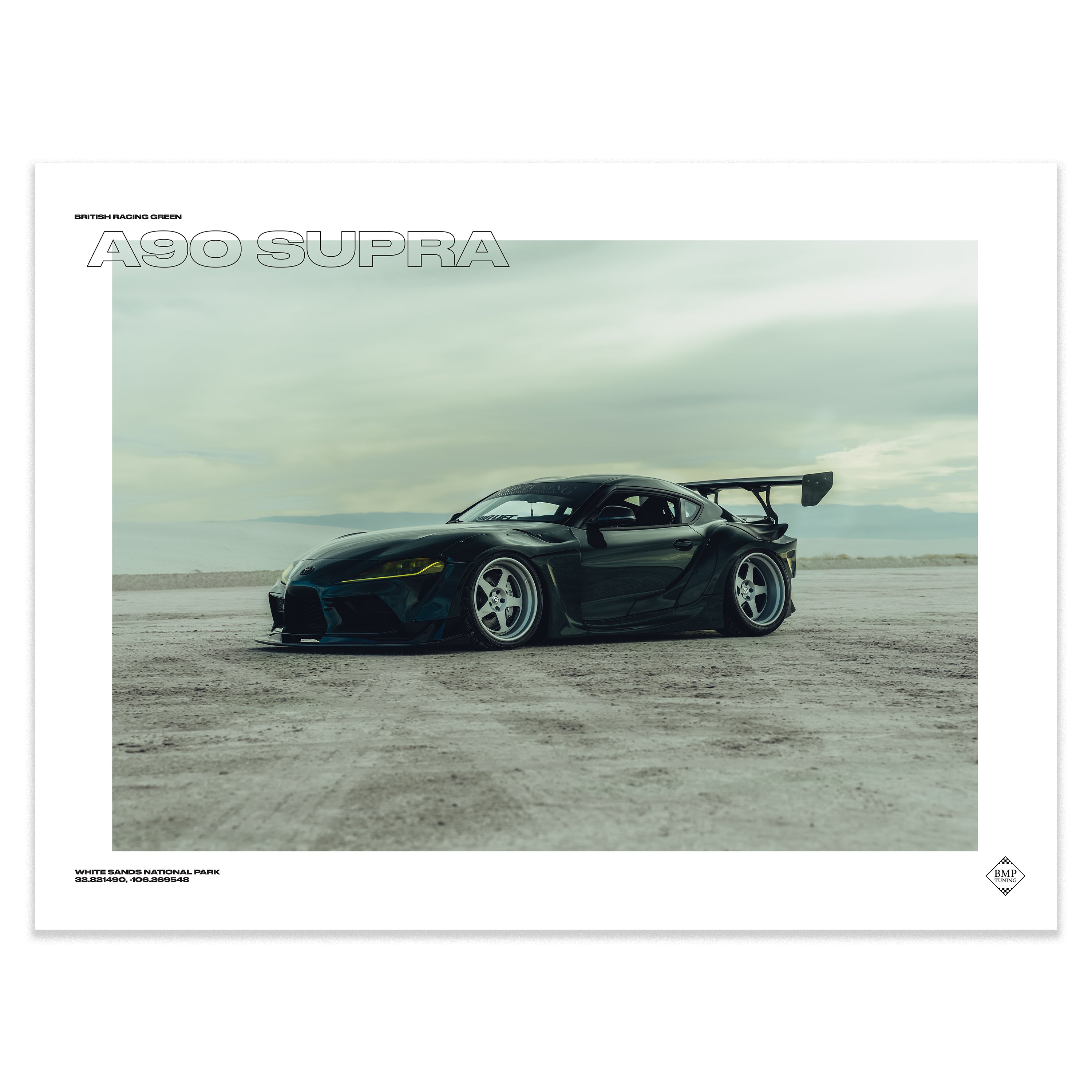 BMP Tuning A90 Supra Poster (18"x24")