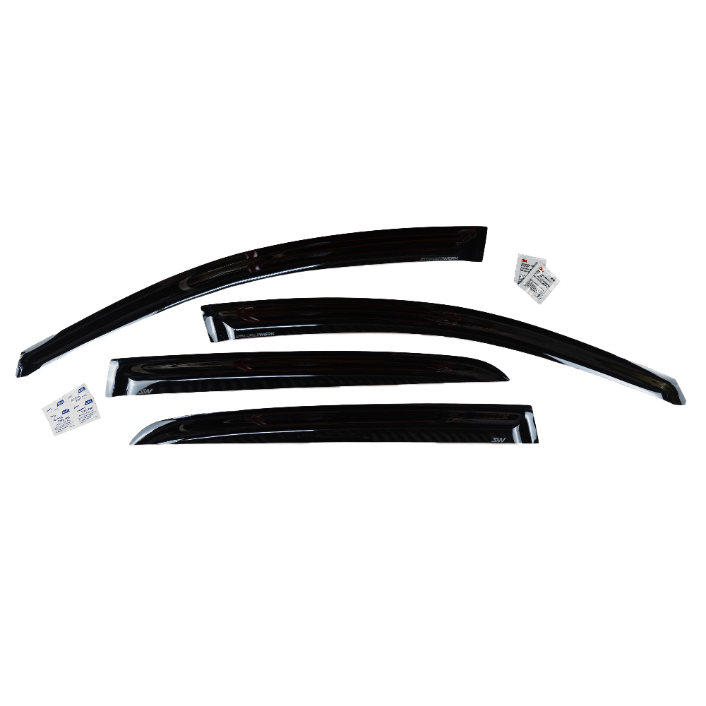 STRASSEWERK Window Visors - MK7/MK7.5 Golf, GTI & Golf R (2015-2021)