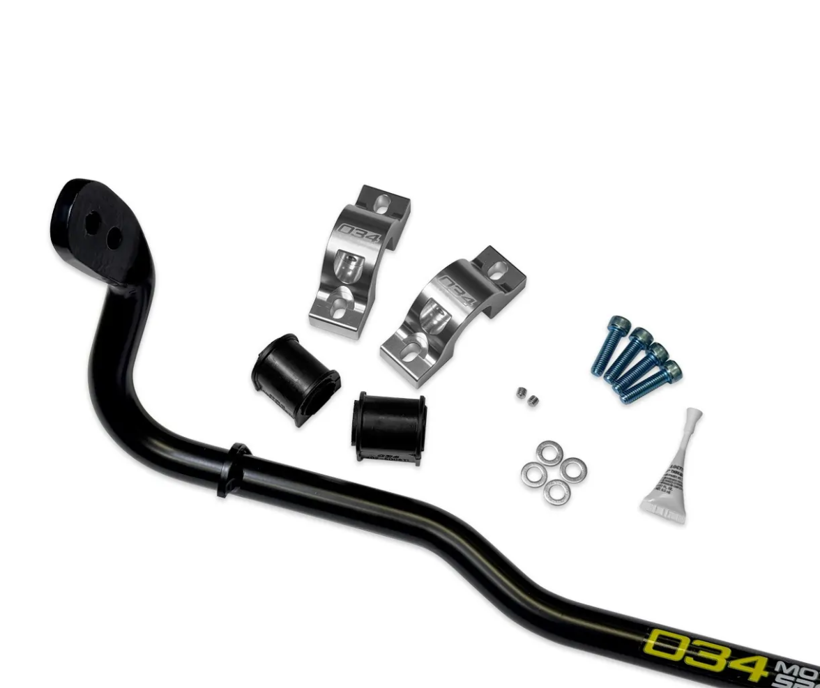 034Motorsport RS+ Adjustable Solid Rear Sway Bar Upgrade - MQB AWD