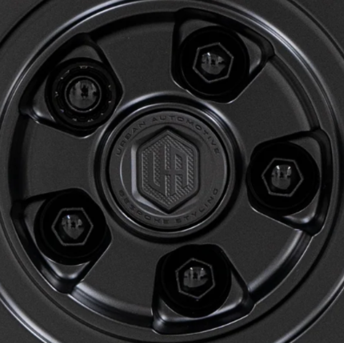 Urban Automotive Defender Black Locking Wheel Nut Set - (18 x Nuts, 5 x Locking)