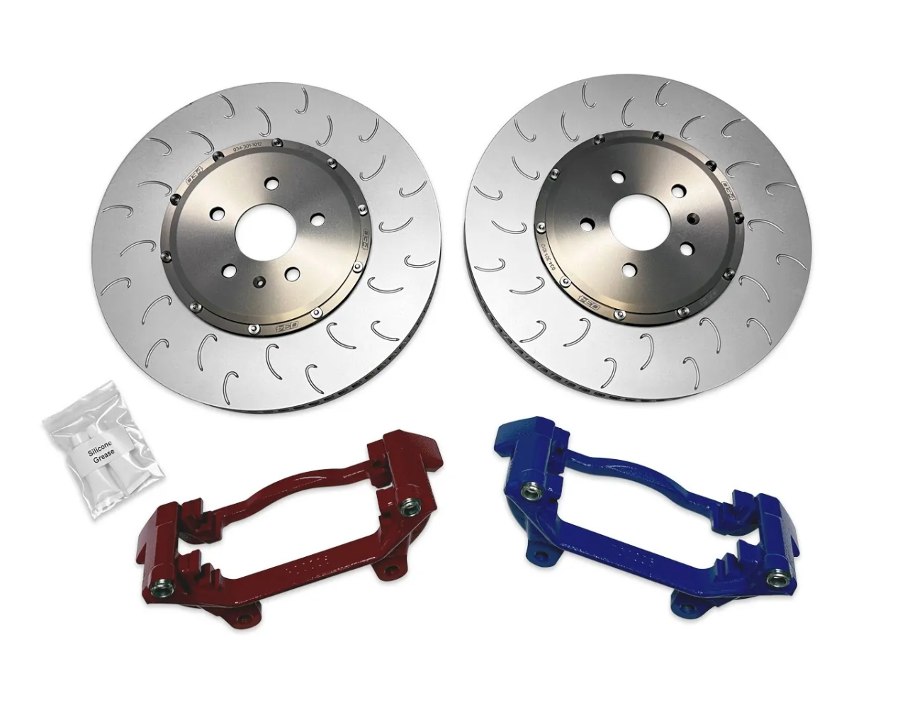 034Motorsport 2-Piece Floating Front Brake Rotor 375mm Upgrade - MK8/MK8.5 Golf R and 8Y S3