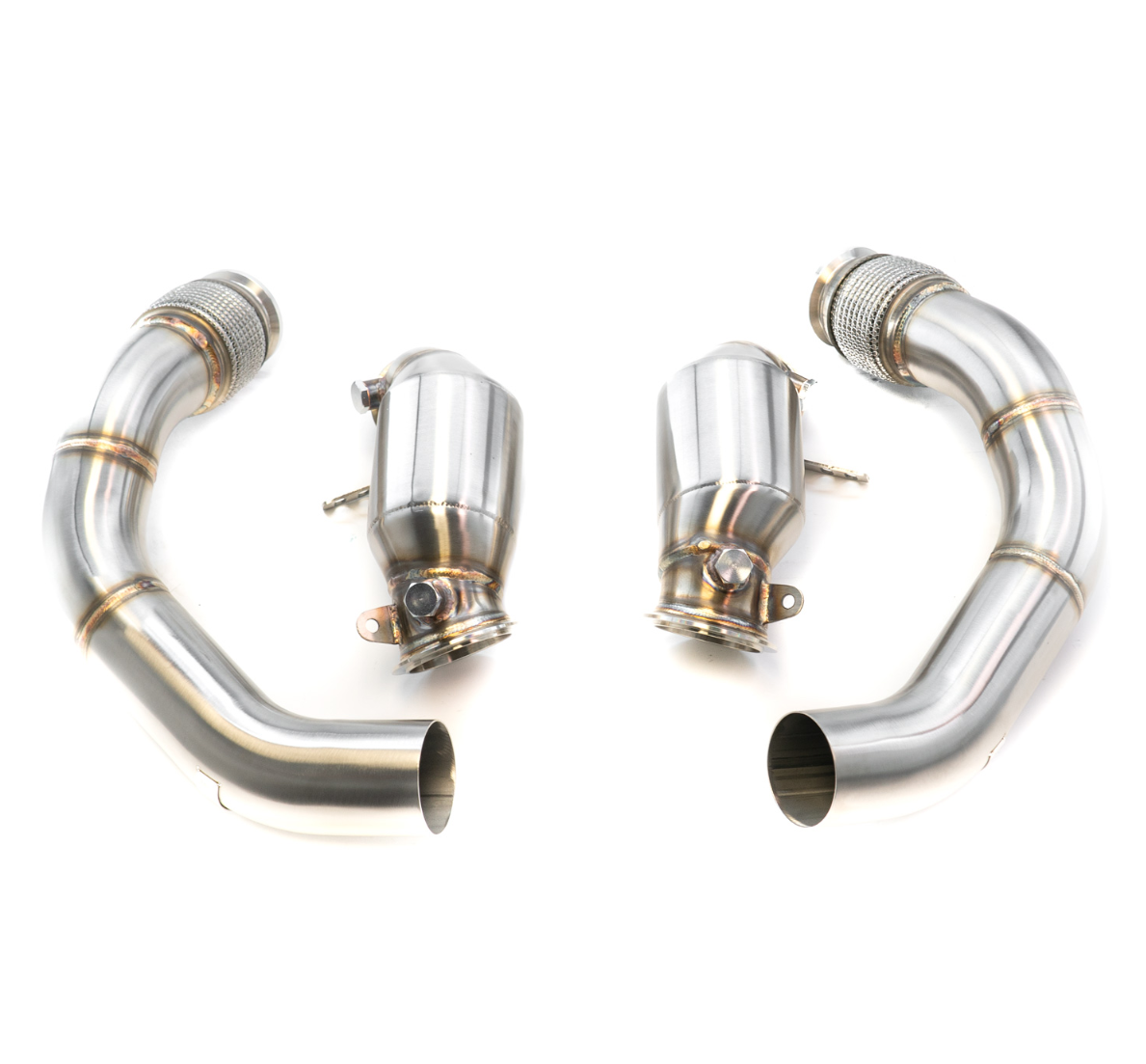 CTS Turbo High-Flow Cats Downpipe Set - BMW F90/F91/F92/F93 S63
