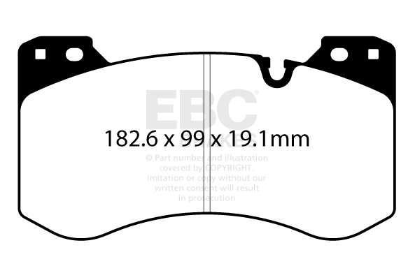 EBC Racing RP-1 Track and Race Pads For Front - G8X M3/M4 and F9X M5/M8