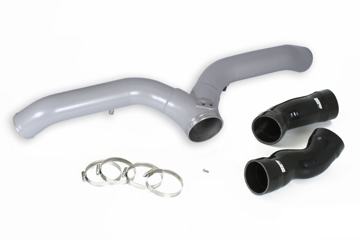 do88 Porsche 997.1 Turbo Y-Pipe, Silver for OEM IC
