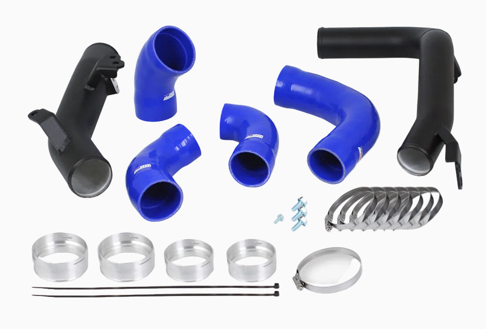 do88 Volvo S60 V60 XC60 V90 S90 XC90 SPA Pressure pipes, T8 Petrol, OEM IC, Blue hoses