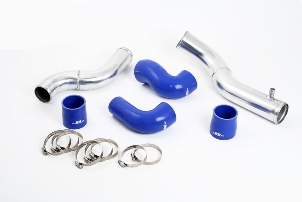 do88 Volvo 7/940 Turbo Top Connection pipe kit ,blue hoses ,3'' throttle body