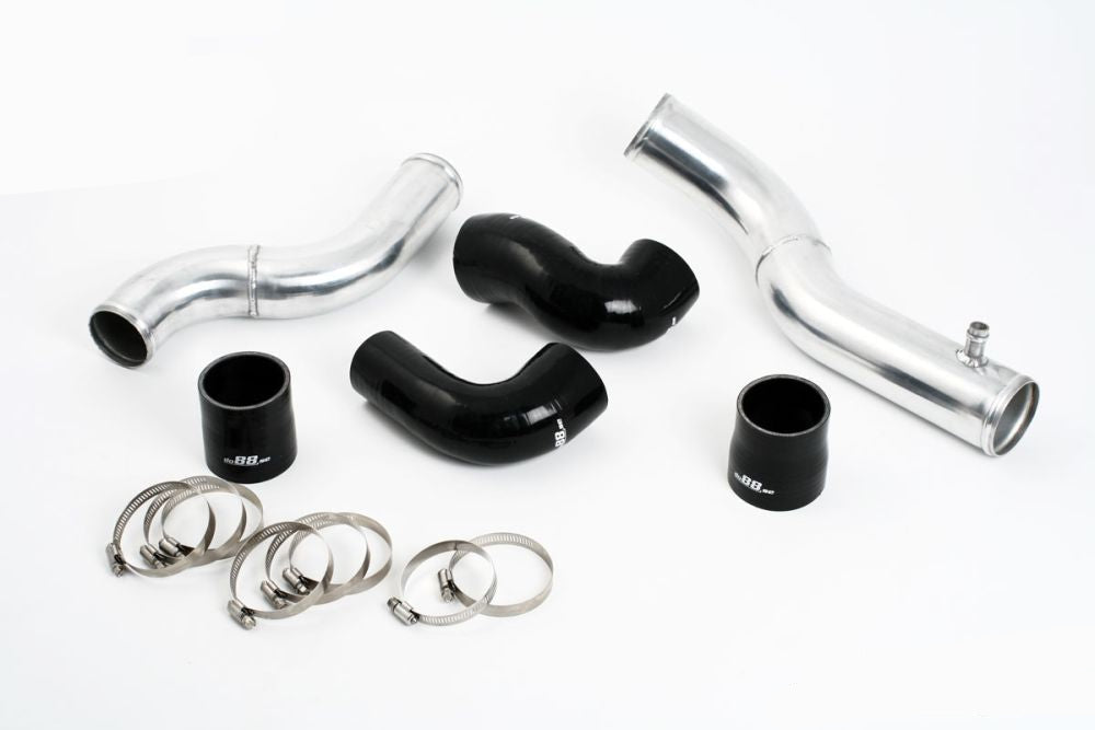 do88 Volvo 7/940 Turbo Top Connection pipe kit ,black hoses ,3'' throttle body