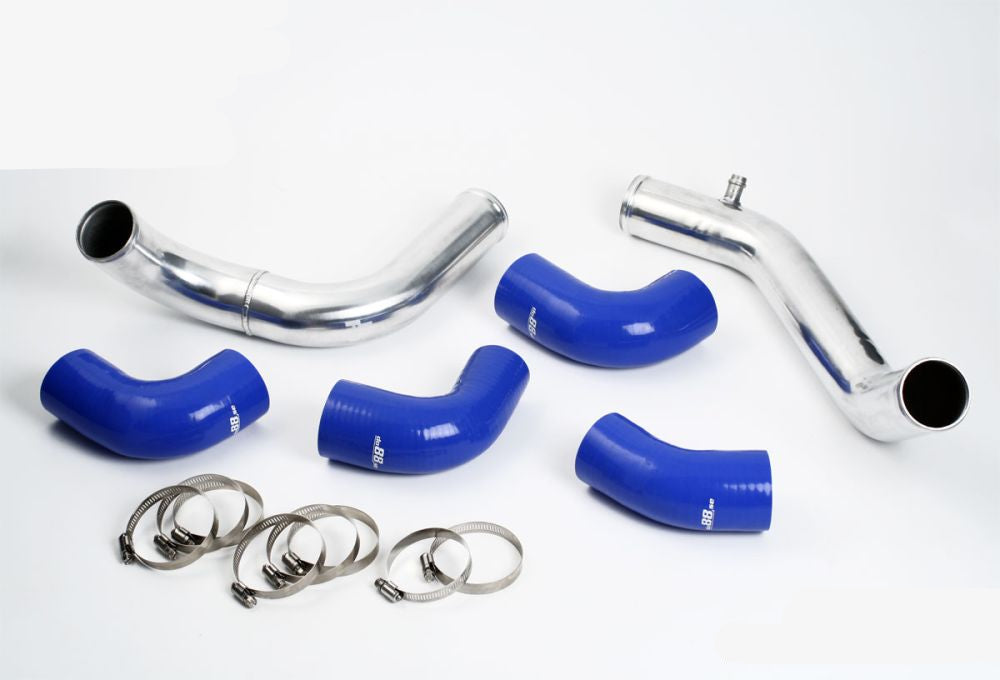 do88 Volvo 7/940 Turbo Center Connection pipe kit ,blue hoses ,3'' throttle body