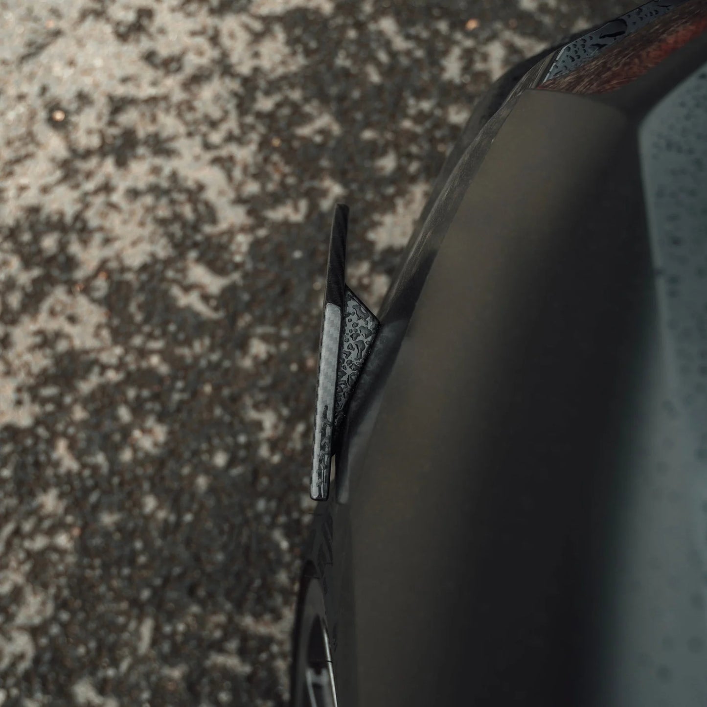 TRE Audi R8 4S Pre-Preg Carbon Fiber Rear Bumper Canards by TRE (2016-2021)