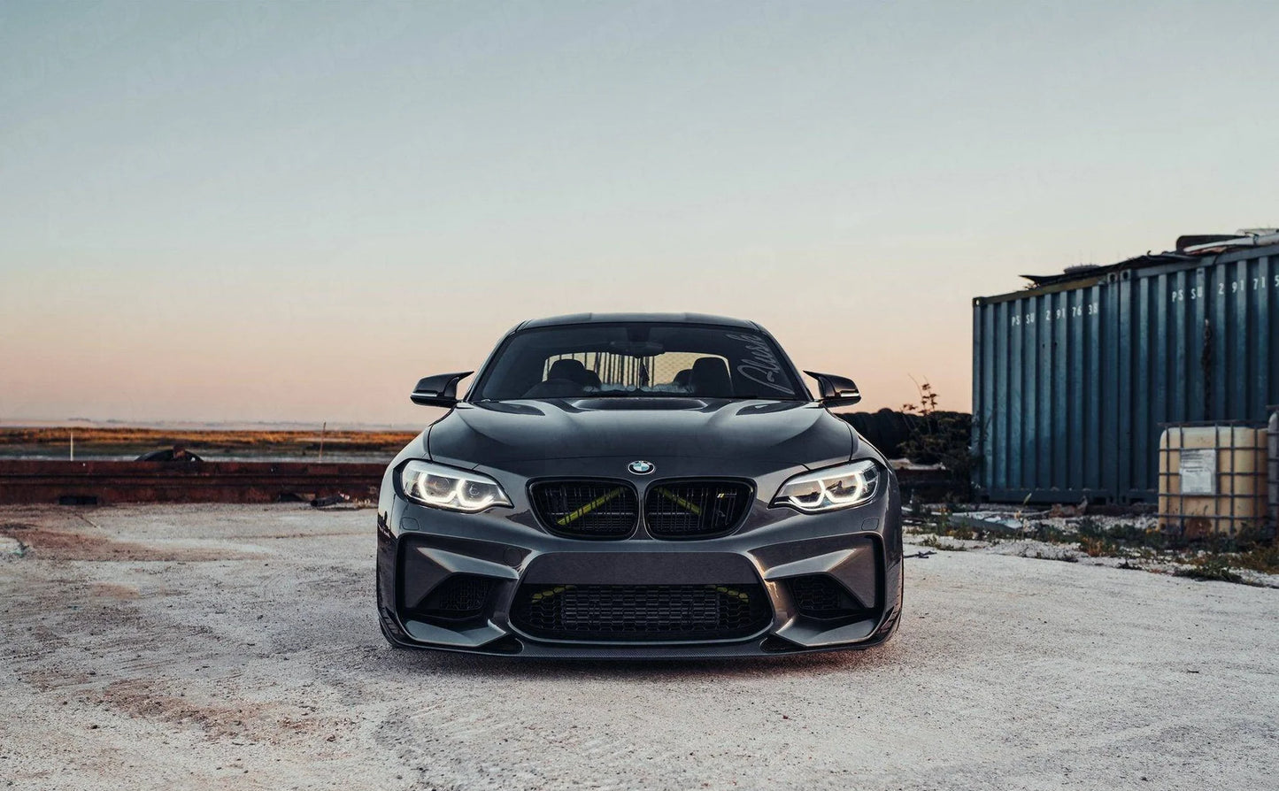 TREVORA BMW M2 OG F87 Pre-Preg Carbon Fiber Front Splitter by TREVORA (2015-2018)