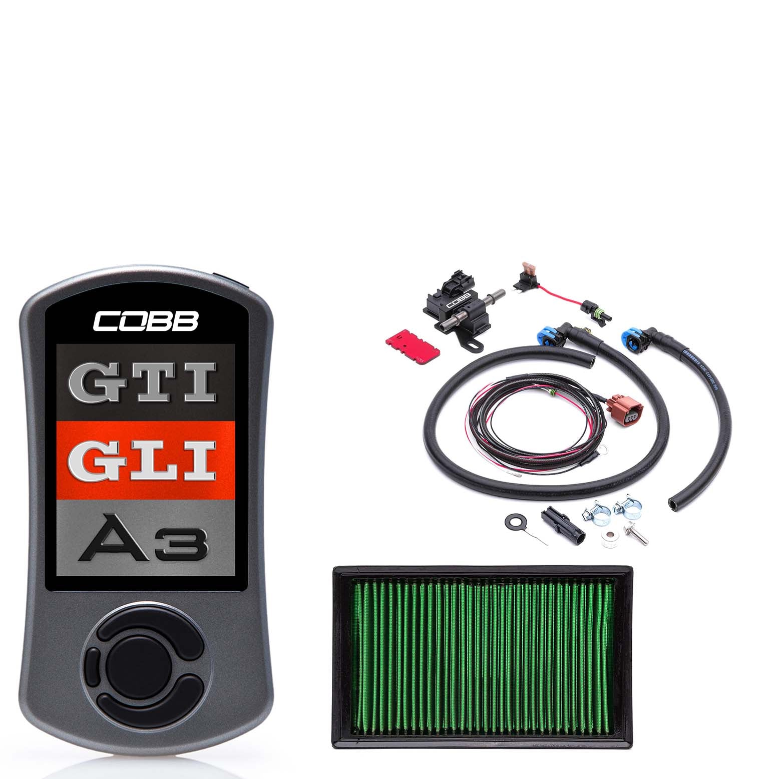 Cobb Stage 1+ Flex Fuel Power Pkg w/DSG/S Tronic VW GTI (MK7/7.5) / Jetta (A7) GLI / Audi A3 (8V)