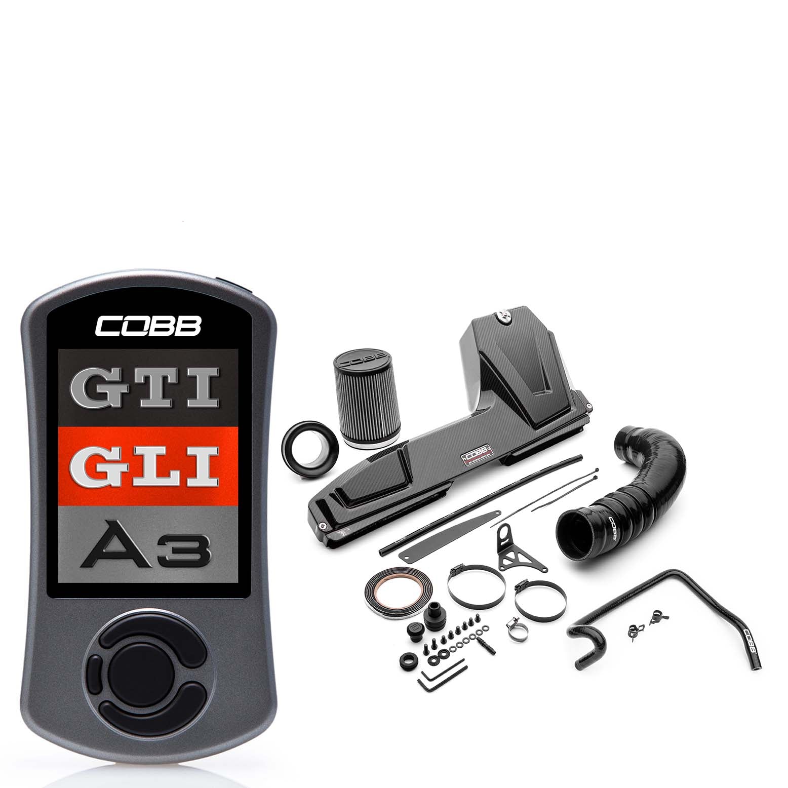 Cobb VW MK7/7.5 GTI + Audi A3 8V Stage 1+ Redline CF Power Pkg w/DSG + S Tronic Flashing