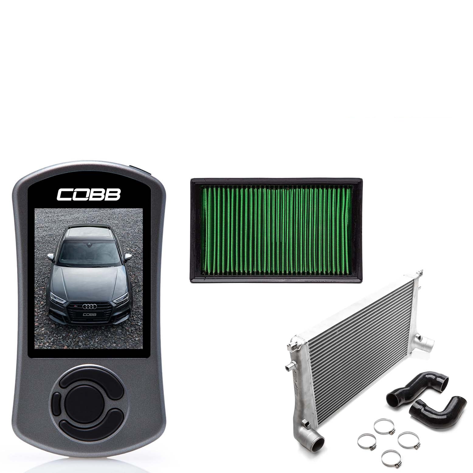 Cobb 15-20 Audi S3 (8V) S Tronic Stage 2 Power Package (USDM)