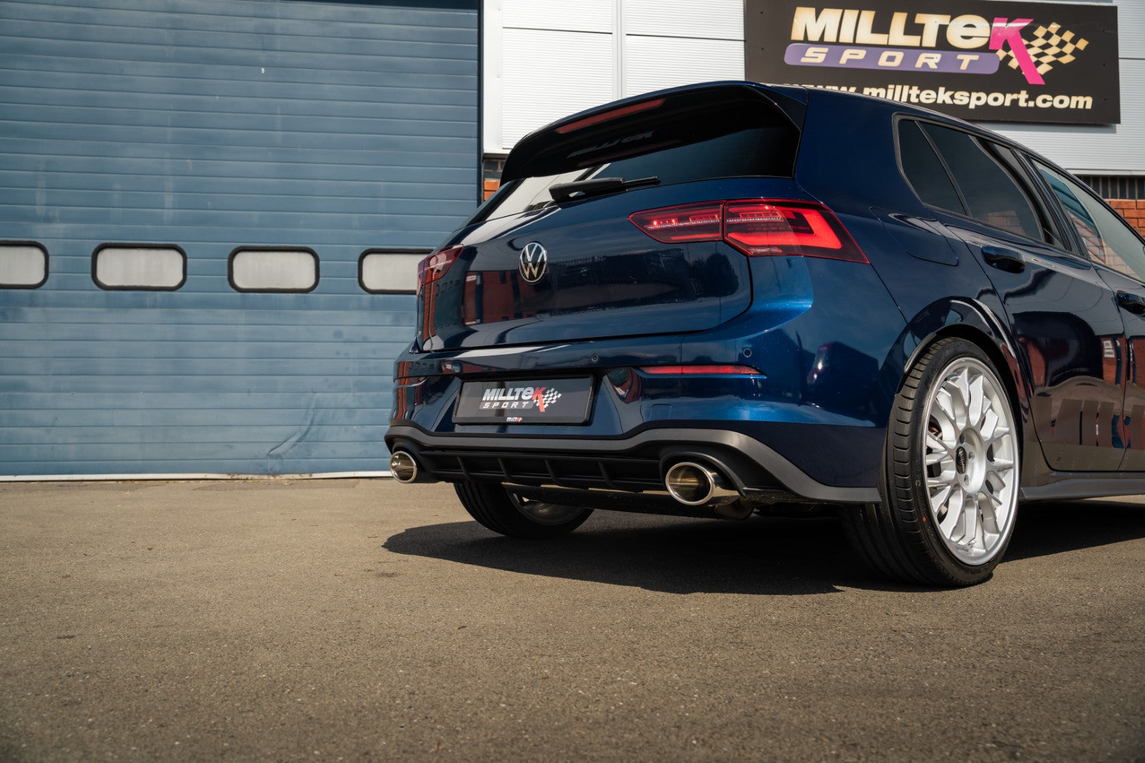 Milltek Clubsport Exhaust Tips - MK8/MK8.5 GTI With Clubsport Rear Diffuser