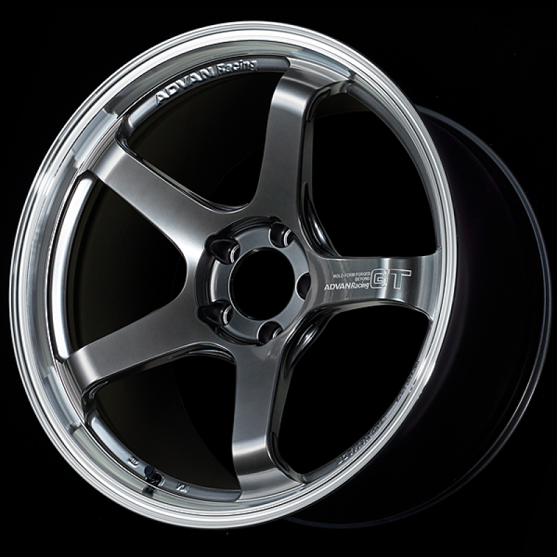 Advan GT Beyond 18X9.5 / +05 Offset / 5x114.3 BC / +05mm Bore / Machining and Hyper Platinum Black