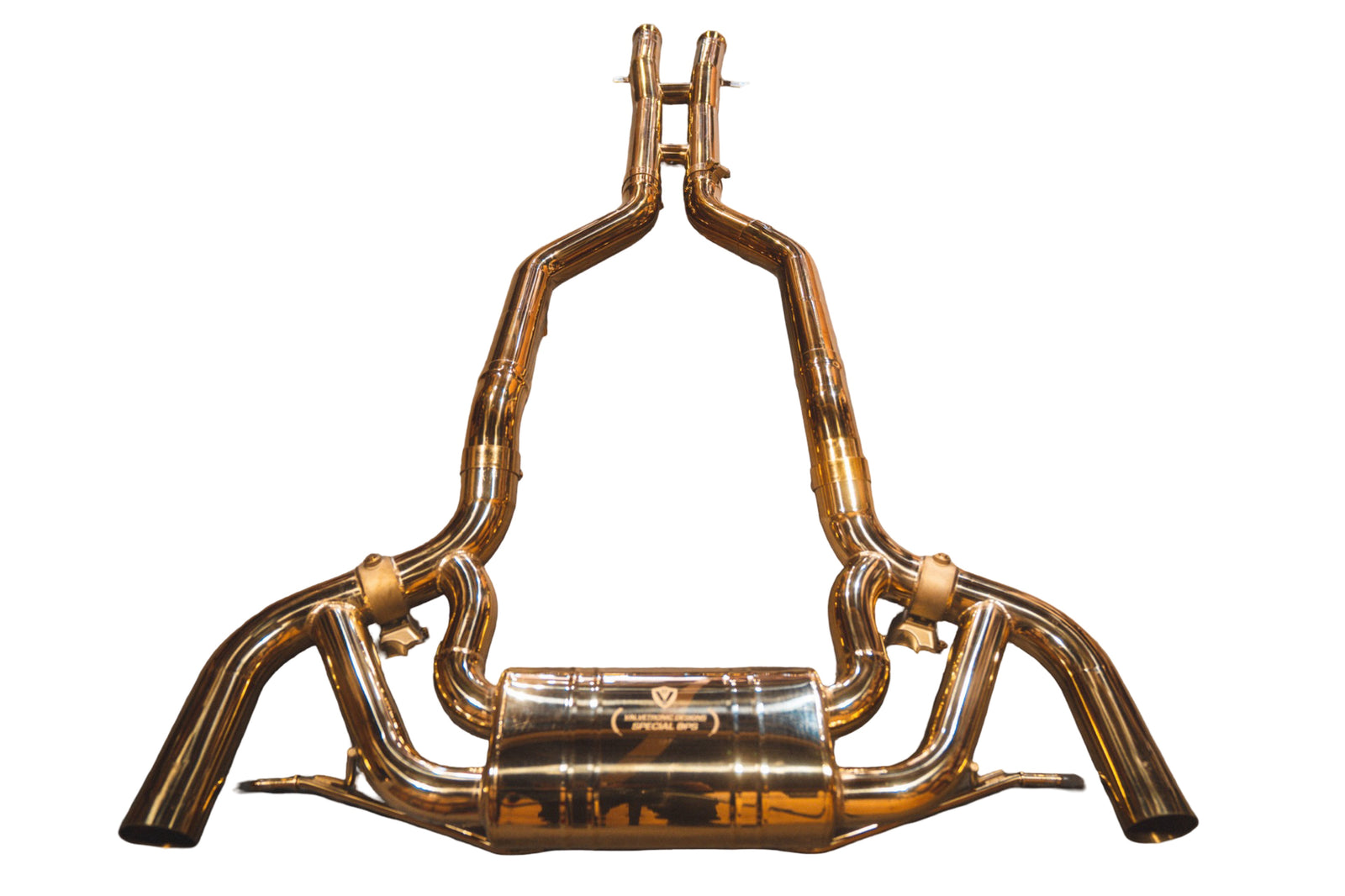 Valvetronic Designs - Mercedes AMG GT / GTS Valved Sport Exhaust System - Anodized Gold