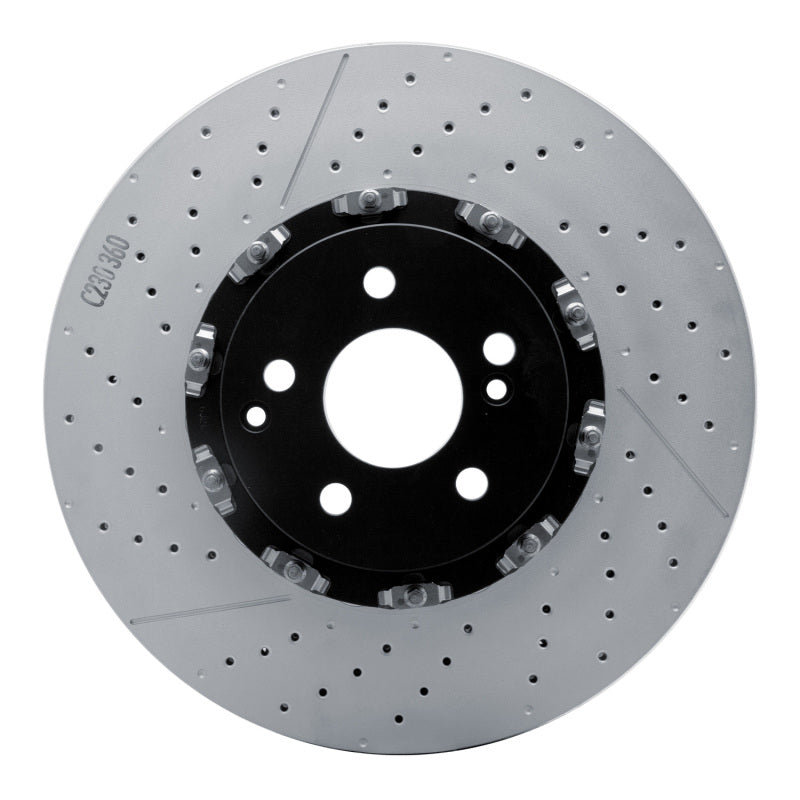 DFC 07-25 Mercedes-Benz E63 AMG Front Drilled and Slotted Hi-Carbon Alloy Geomet Coated Rotor