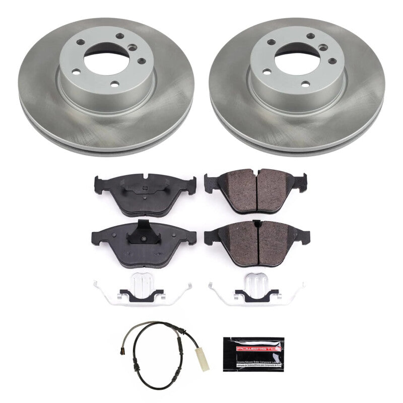 PowerStop 13-15 BMW X1 Front Semi-Coated Rotor Kit