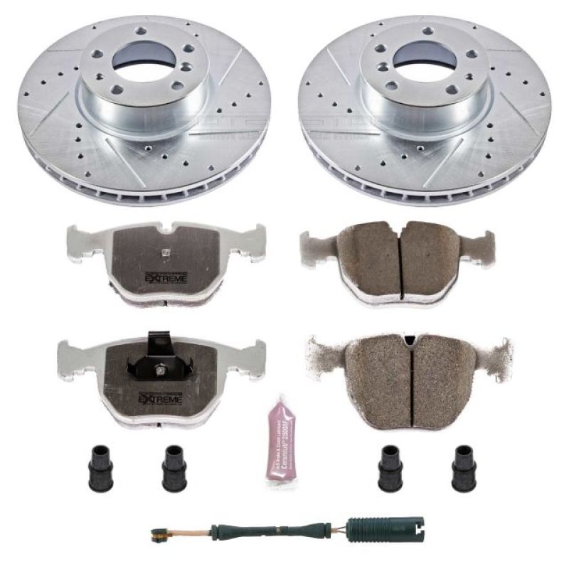 PowerStop 1995 BMW 740i Front Z26 Street Warrior Brake Kit