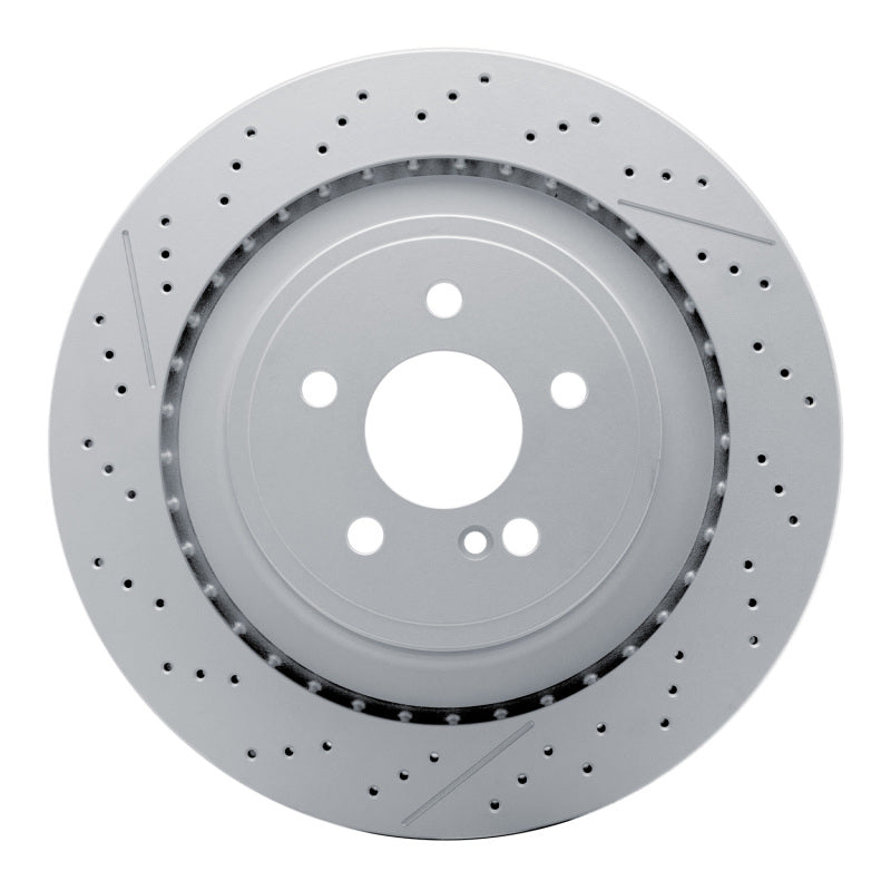 DFC 10-18 Mercedes-Benz E63 AMG S Rear Drilled and Slotted Hi-Carbon Alloy Geomet Coated Rotor