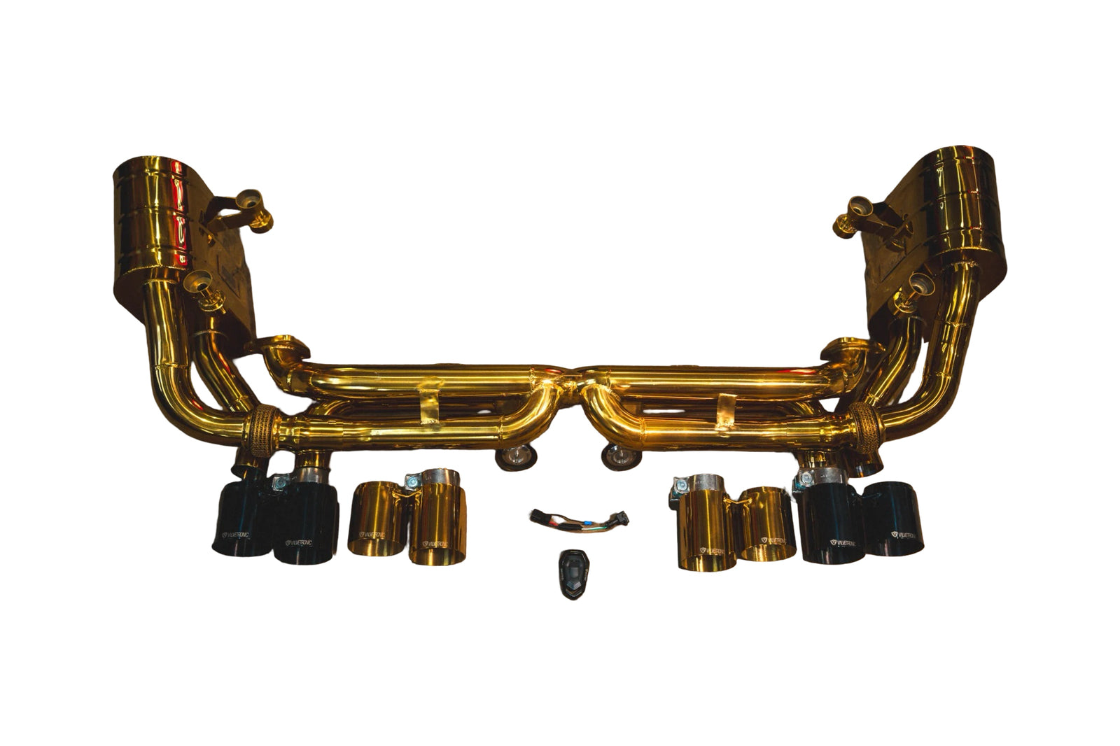 Valvetronic Designs - Porsche 991.1 Carrera /S/GTS Valved Sport Exhaust System - Anodized Gold