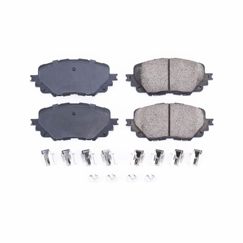 PowerStop 17-19 Fiat 124 Spider Front Z17 Evolution Ceramic Brake Pads w/Hardware