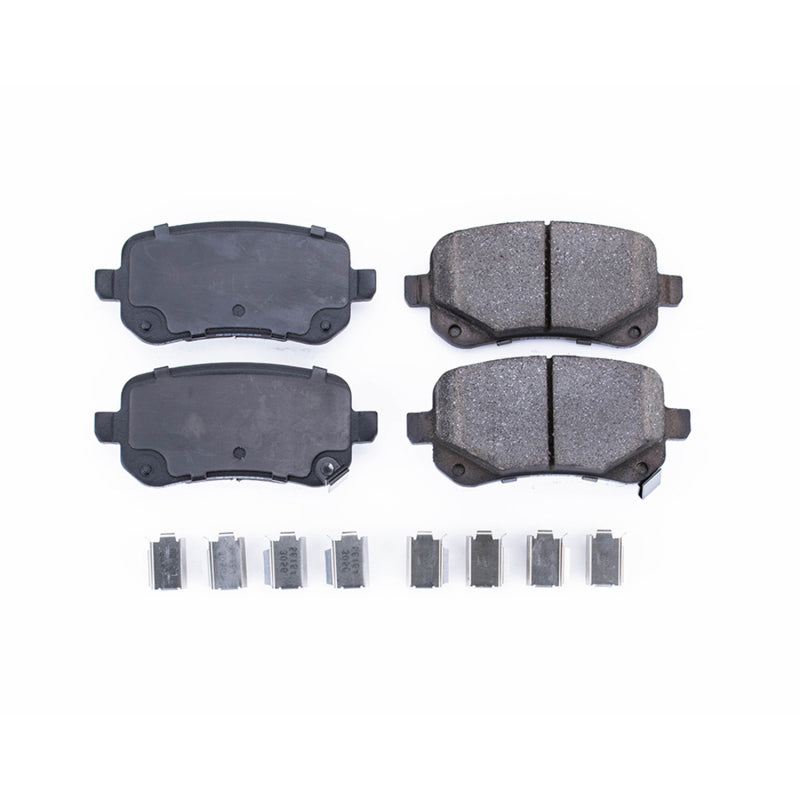 PowerStop 08-12 Chrysler Town & Country Rear Z17 Evolution Ceramic Brake Pads w/Hardware
