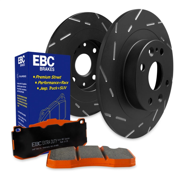EBC S15 Orangestuff Pads and USR Rotors - 2003-2006 Porsche Cayenne S