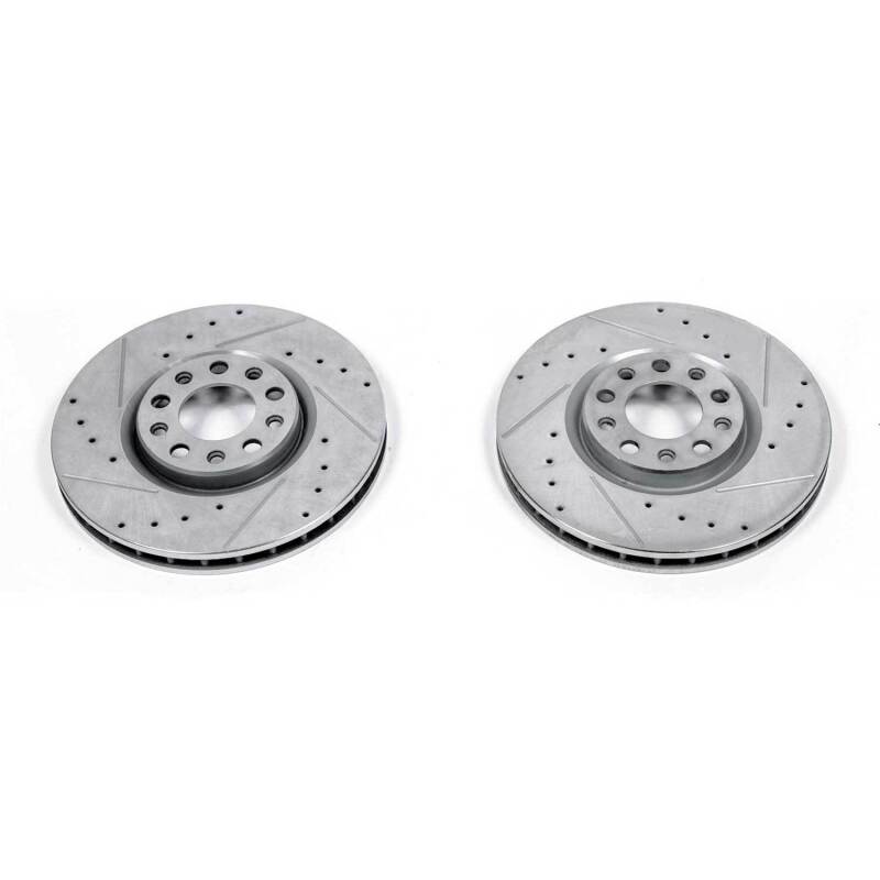 PowerStop 15-17 Chrysler 200 Front Evolution Drilled & Slotted Rotors - Pair