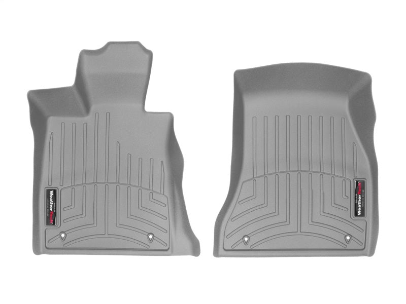 WeatherTech 2016+ BMW 7-Series Front FloorLiner - Grey (Vehicles w/No Rear Executive Lounge Seating)
