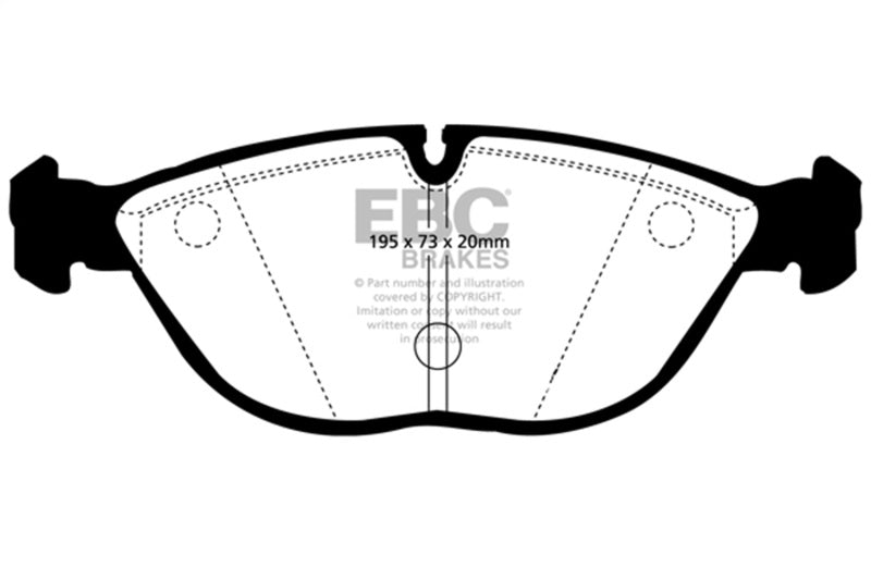 EBC RedStuff Performance Front Brake Pads DP31035C