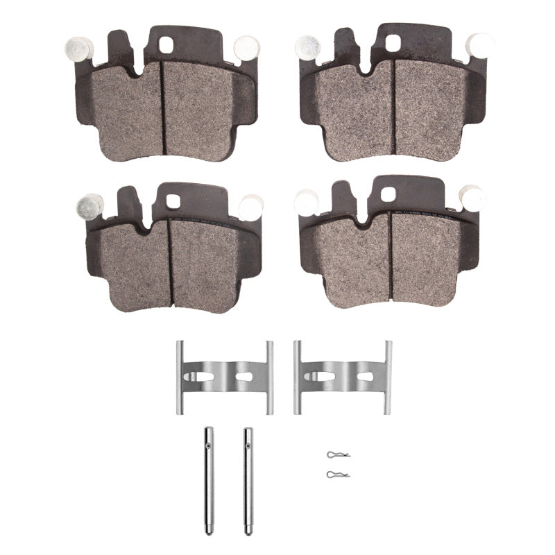 DFC 02-05 Porsche 911 Rear 5000 Advanced Low Metallic Brake Pads and Hardware Kit