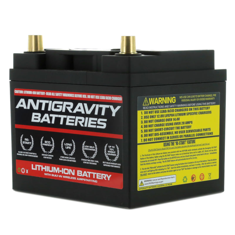 AntiGravity Batteries Antigravity Group 26 Lithium Car Battery w/Re-Start