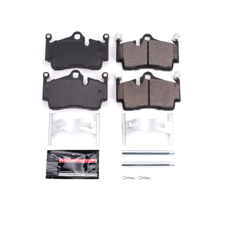 PowerStop 17-18 Porsche 718 Boxster Rear Z23 Evolution Sport Brake Pads w/Hardware
