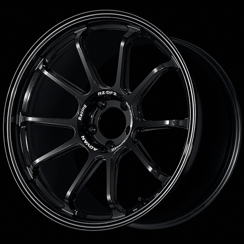 Advan RZ-DF2 20x9.5 / +20 Offset / 5x120 / 72.5mm Bore / Racing Titanium Black