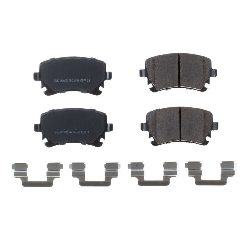 PowerStop 05-11 Audi A6 Quattro Rear Z17 Evolution Ceramic Brake Pads w/Hardware