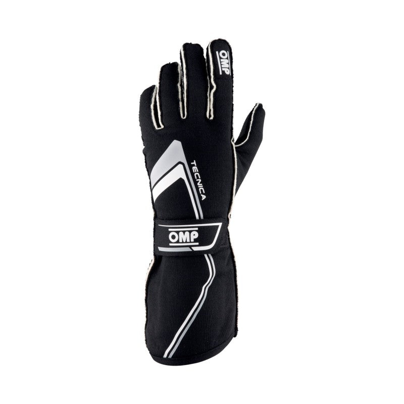 OMP Racing OMP Tecnica Gloves My2021 Black/White - Size L (Fia 8856-2018)