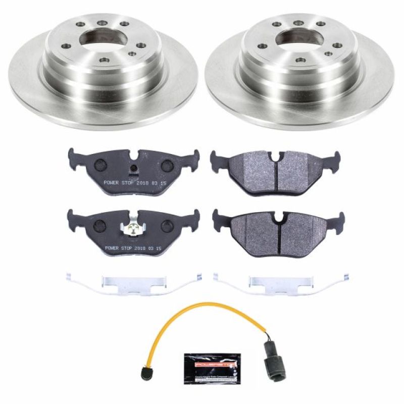 PowerStop 1989 BMW 525i Rear Track Day SPEC Brake Kit