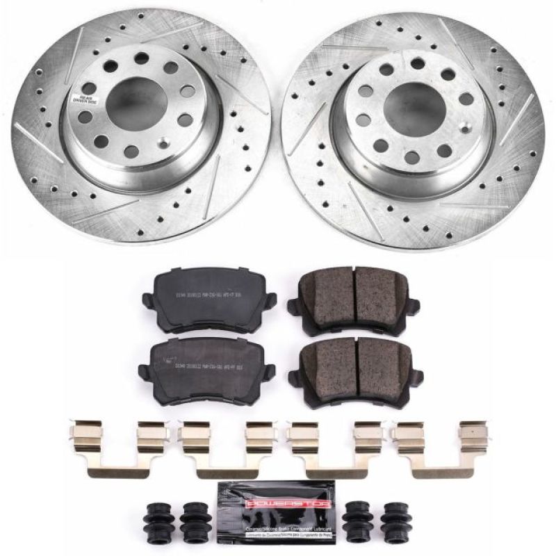 PowerStop 2009 Volkswagen Passat Rear Z23 Evolution Sport Brake Kit