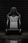 Recaro Cross Sportster ORV Passenger Seat - Black Naugahyde/Grey Vinyl