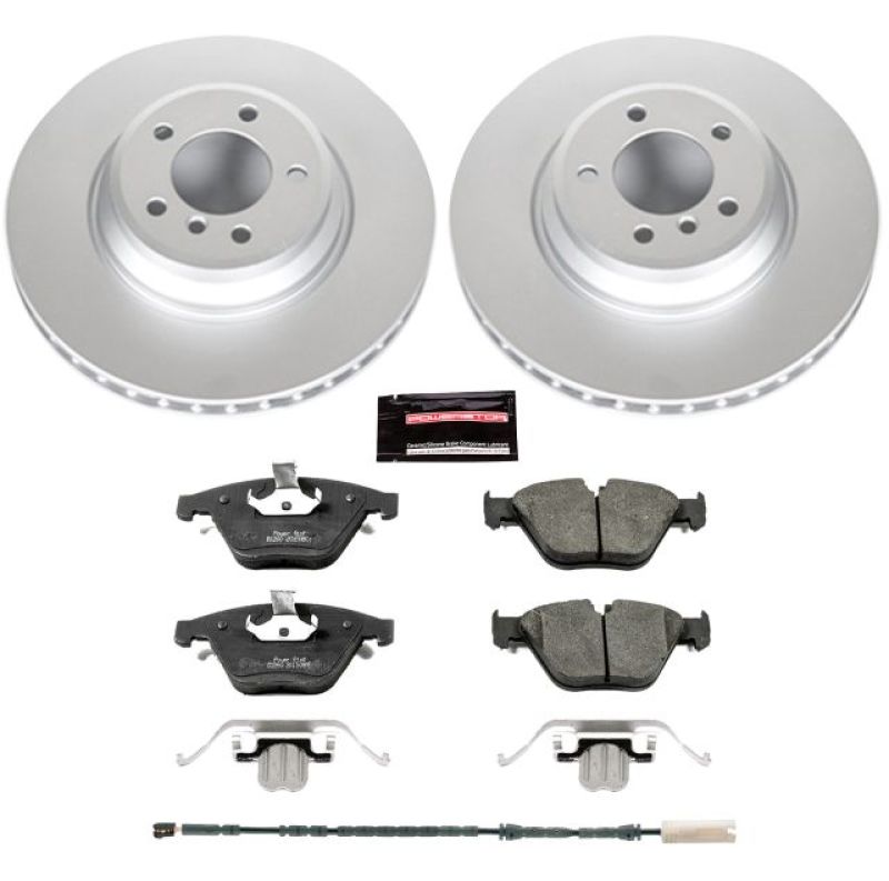 PowerStop 11-13 BMW 335i xDrive Front Z23 Evolution Sport Coated Brake Kit