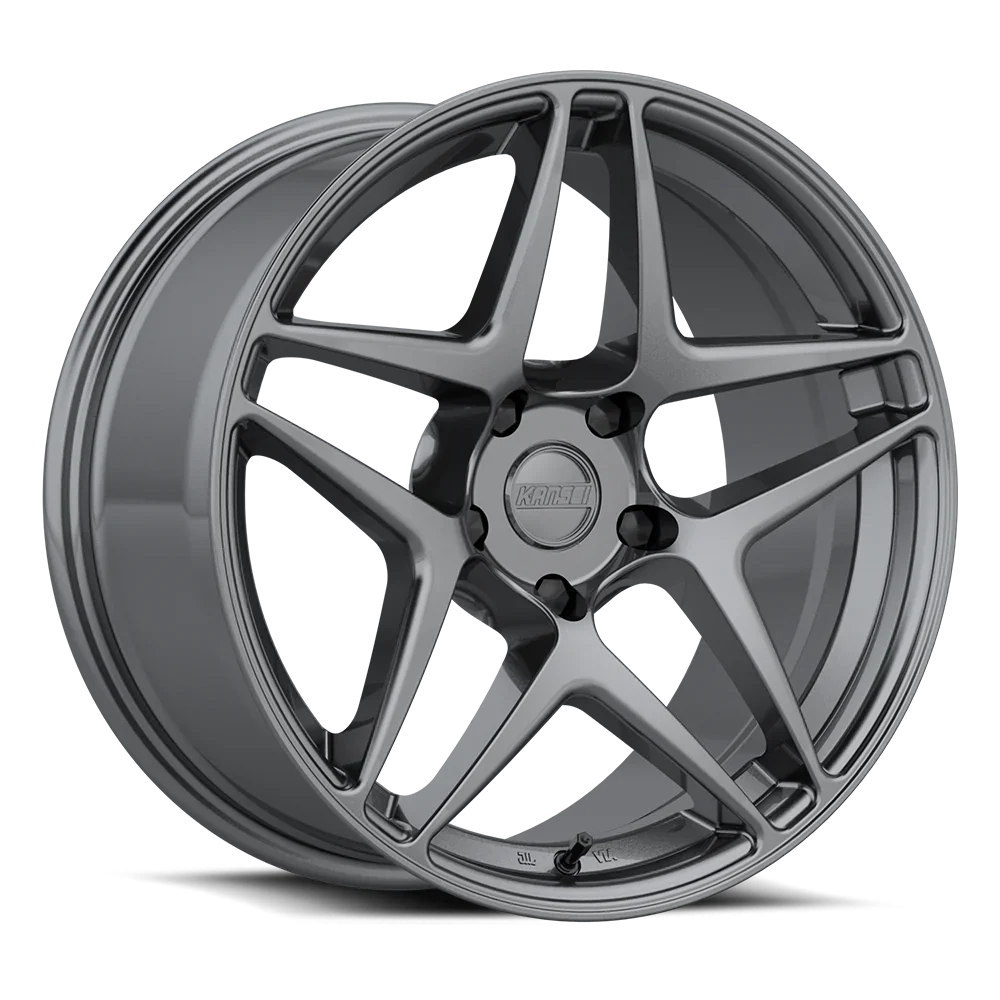 Kansei Wheels Kansei K15G Astro 19x10.5in / 5x120 BP / 35mm Offset / 72.56mm Bore - Gunmetal Wheel