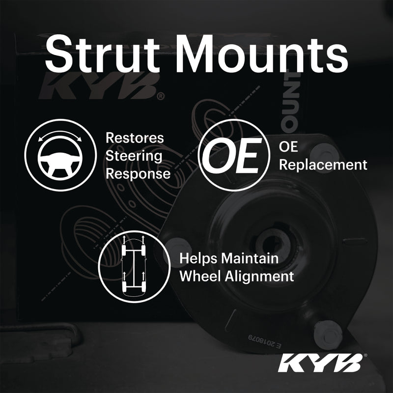 KYB Shocks & Struts Strut Mounts Rear VOLKSWAGEN Passat 1990-97
