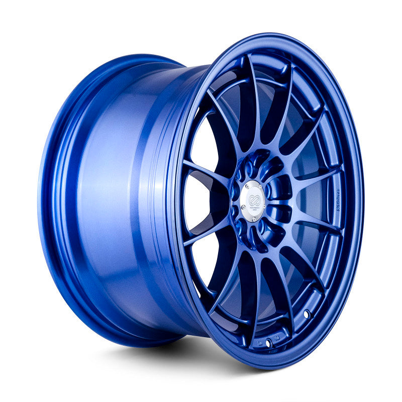 Enkei NT03+M 18x9.5 5x114.3 40mm Offset 72.6mm Bore Victory Blue Wheel G35/350z